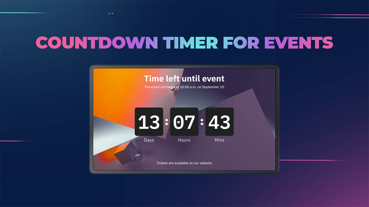 Countdown Timer JavaScript Snippet for Event Pages 