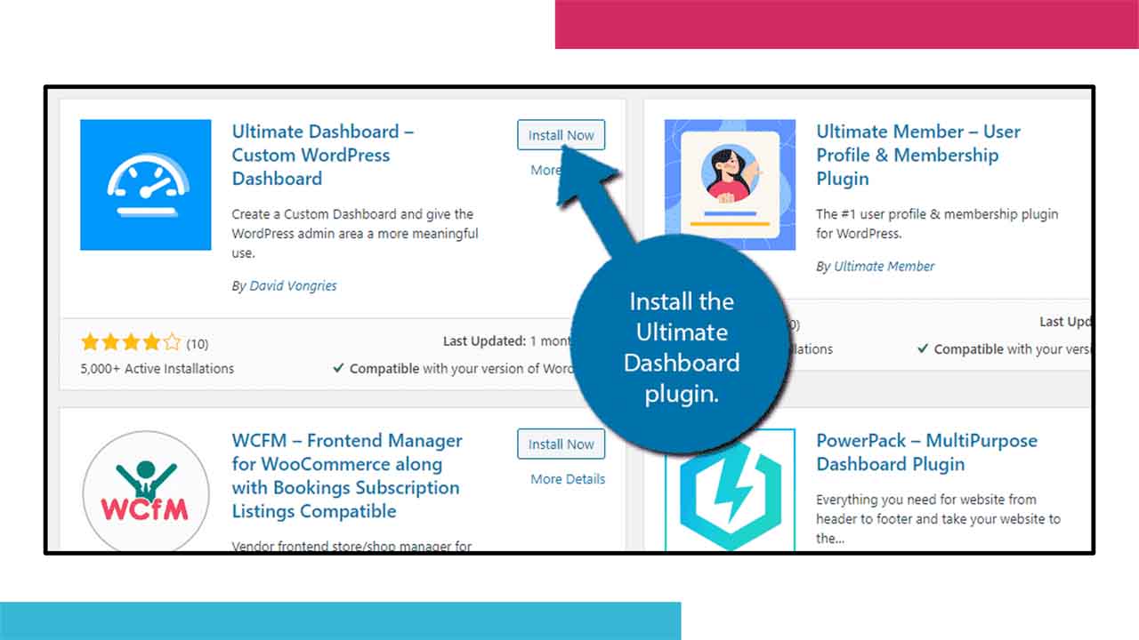 Hide Unused Dashboard Widgets
