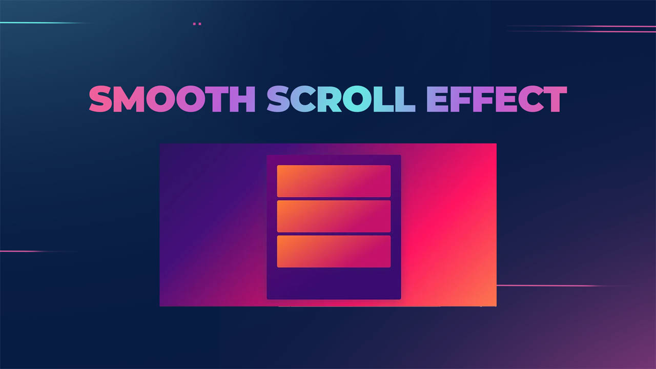 Smooth Scroll JavaScript Snippet for Websites 