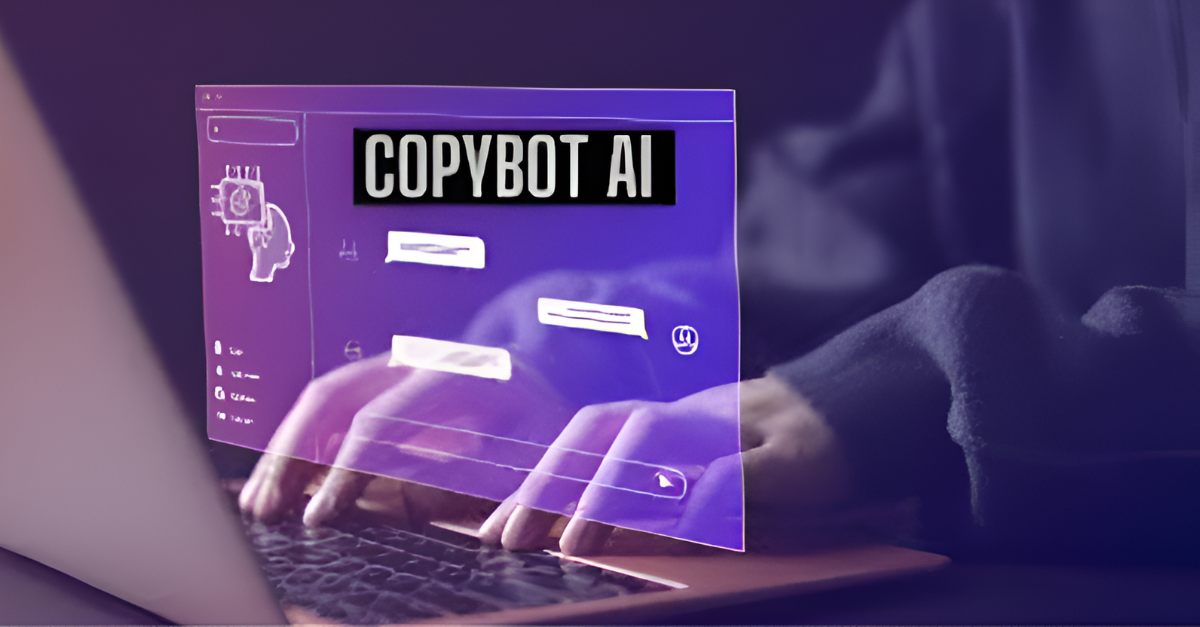 COPYBOT AI dashboard generating email and sales copy