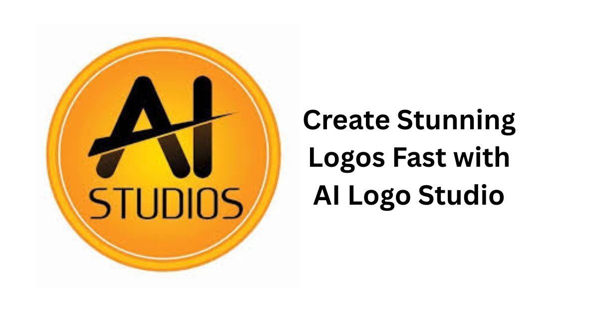 AI Logo Studio dashboard with logo creation templates