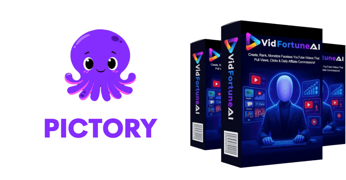 Comparison of Vid Fortune AI and Pictory video tools