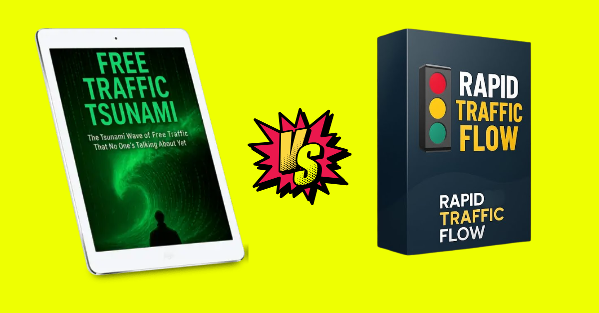 Free Traffic Tsunami vs Rapid Traffic Flow dashboard comparison