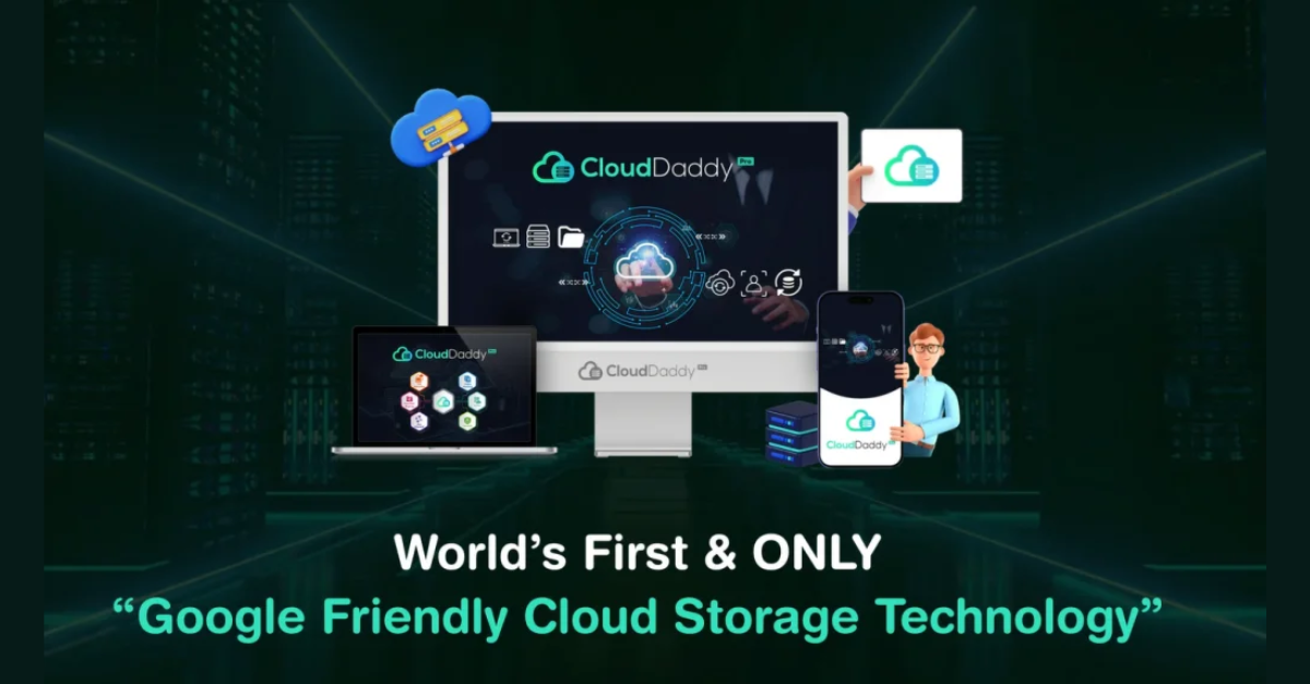 CloudDaddyPro lifetime cloud storage dashboard