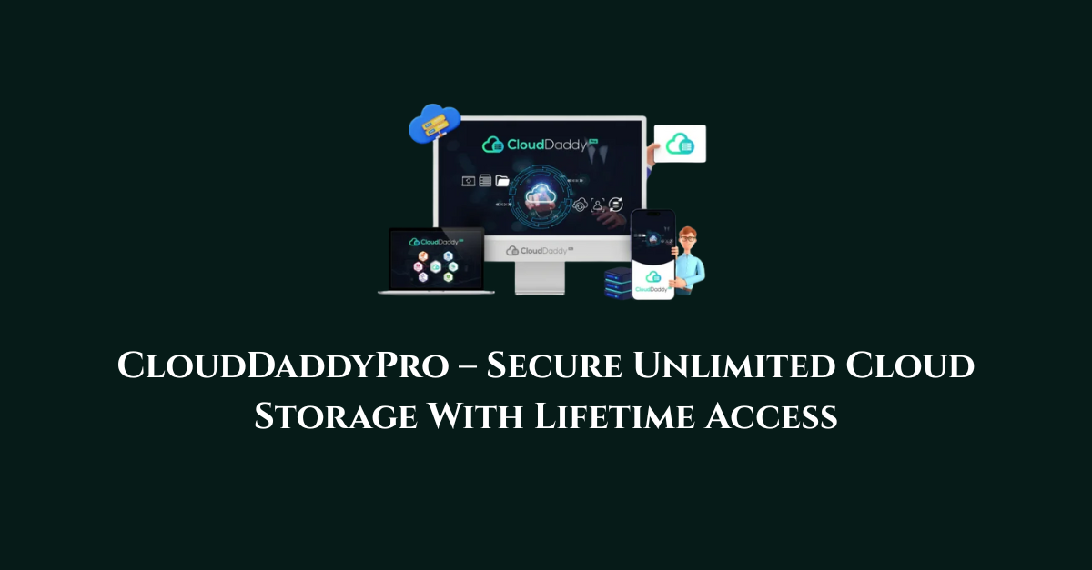 CloudDaddyPro file upload and dashboard UI