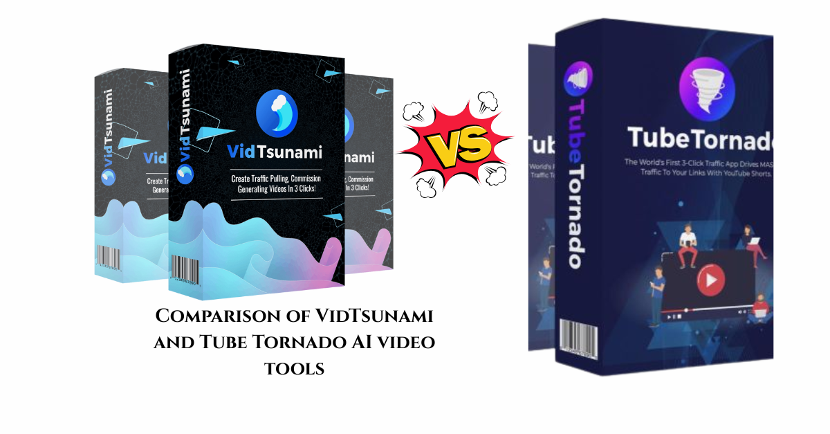 Comparison of VidTsunami vs Tube Tornado AI video tools