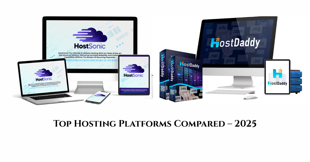 HostSonic vs HostDaddy vs CloudDaddyPro Comparison Table