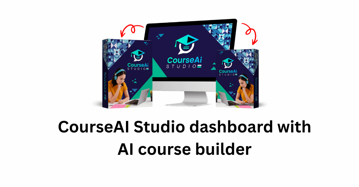 CourseAI Studio dashboard with AI course builder