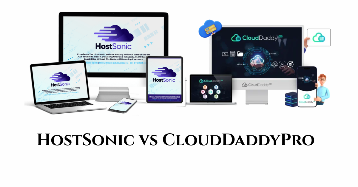 HostSonic vs CloudDaddyPro comparison chart