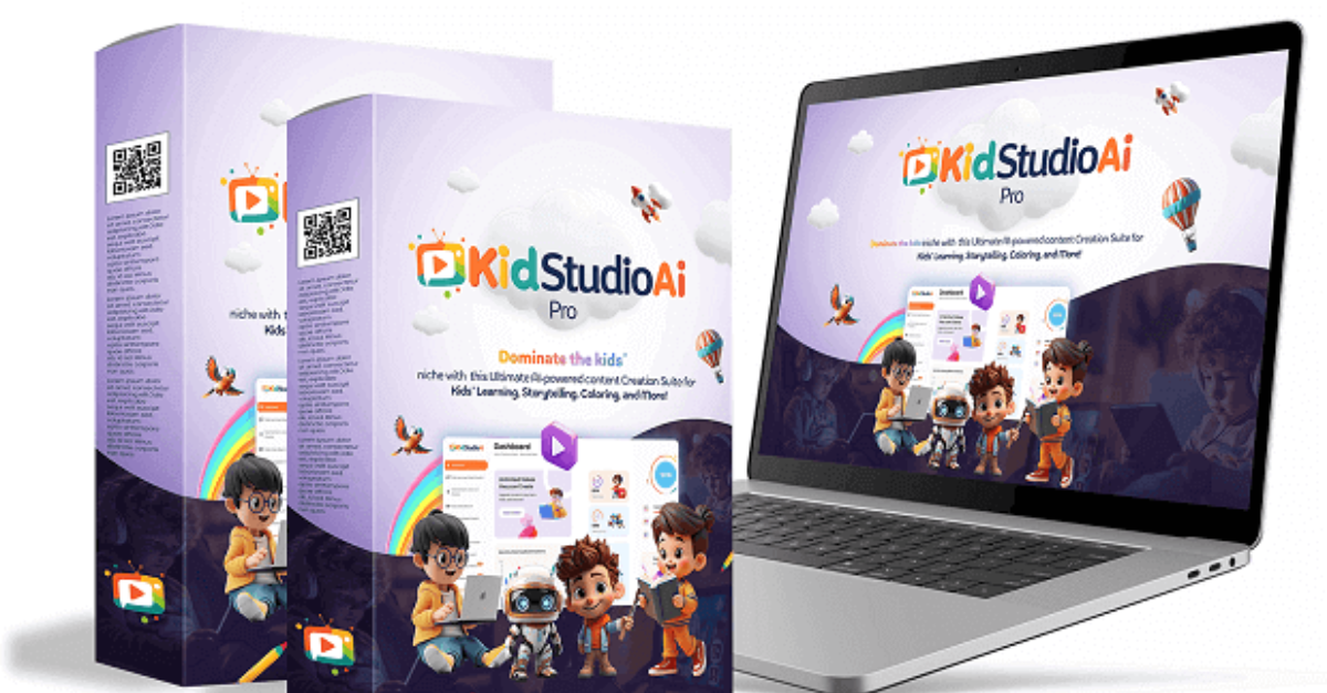 Child using KidStudioAi learning adventure